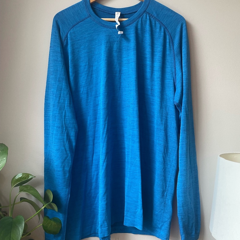 Lululemon Men's Metal Vent Tech Long Sleeve Shirt 2.0-Size XL
